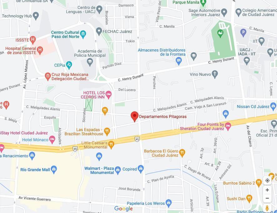 Departamento Pitagoras No 3 Apartment Сиудад Хуарес Екстериор снимка